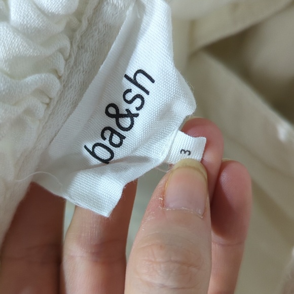 Ba&Sh Raco Ecru Ruffle Blouse - Picture 7 of 12